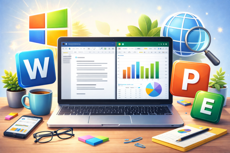 office productivity tools in action